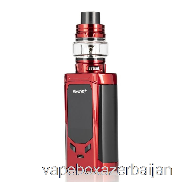 Vape Smoke SMOK R-KISS 200W & TFV8 Baby V2 Starter Kit Red